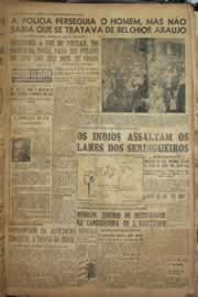 Página do jornal Correio do Ceará de abril de 1955