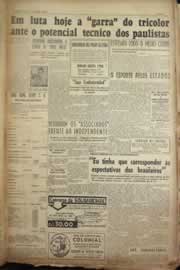Página do jornal Correio do Ceará de abril de 1955
