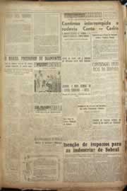 Página do jornal Correio do Ceará de abril de 1955