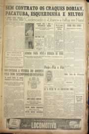 Página do jornal Correio do Ceará de abril de 1955