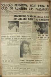 Página do jornal Correio do Ceará de abril de 1955