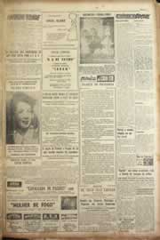 Página do jornal Correio do Ceará de abril de 1955