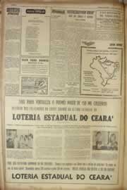Página do jornal Correio do Ceará de abril de 1955