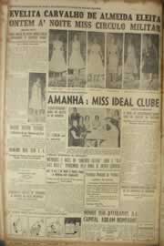Página do jornal Correio do Ceará de abril de 1955