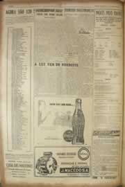 Página do jornal Correio do Ceará de abril de 1955