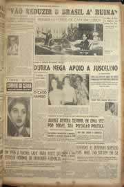 Página do jornal Correio do Ceará de abril de 1955
