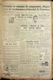Página do jornal Correio do Ceará de abril de 1955