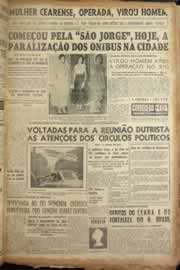 Página do jornal Correio do Ceará de abril de 1955