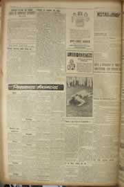 Página do jornal Correio do Ceará de abril de 1955