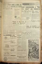 Página do jornal Correio do Ceará de abril de 1955