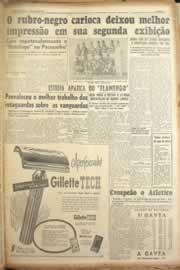 Página do jornal Correio do Ceará de maio de 1955