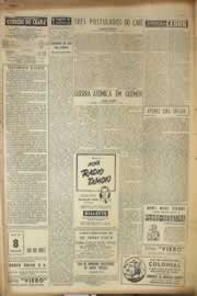 Página do jornal Correio do Ceará de maio de 1955