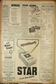 Página do jornal Correio do Ceará de maio de 1955