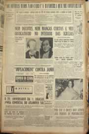 Página do jornal Correio do Ceará de maio de 1955