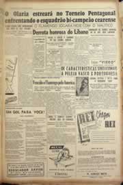 Página do jornal Correio do Ceará de maio de 1955