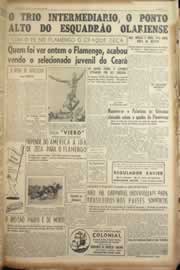 Página do jornal Correio do Ceará de maio de 1955