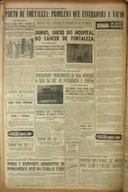 Página do jornal Correio do Ceará de maio de 1955