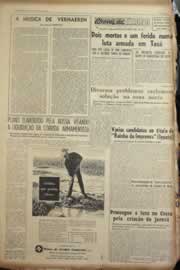 Página do jornal Correio do Ceará de maio de 1955
