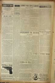 Página do jornal Correio do Ceará de maio de 1955
