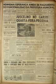 Página do jornal Correio do Ceará de maio de 1955