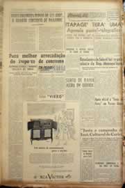 Página do jornal Correio do Ceará de maio de 1955