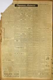 Página do jornal Correio do Ceará de maio de 1955