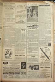 Página do jornal Correio do Ceará de maio de 1955