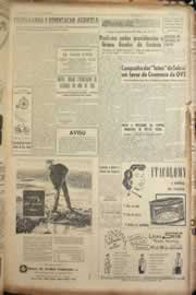 Página do jornal Correio do Ceará de maio de 1955
