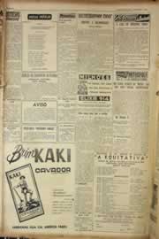 Página do jornal Correio do Ceará de maio de 1955