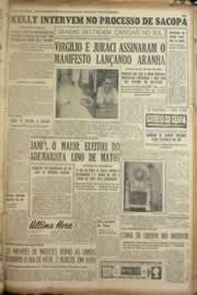 Página do jornal Correio do Ceará de maio de 1955