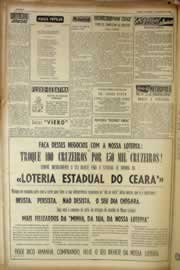 Página do jornal Correio do Ceará de maio de 1955