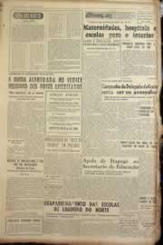 Página do jornal Correio do Ceará de maio de 1955
