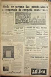 Página do jornal Correio do Ceará de maio de 1955