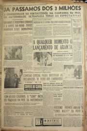 Página do jornal Correio do Ceará de junho de 1955