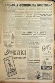Página do jornal Correio do Ceará de junho de 1955