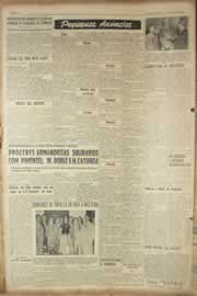 Página do jornal Correio do Ceará de junho de 1955