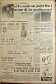 Página do jornal Correio do Ceará de junho de 1955