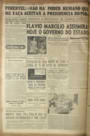 Página do jornal Correio do Ceará de junho de 1955