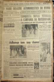 Página do jornal Correio do Ceará de junho de 1955