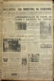 Página do jornal Correio do Ceará de junho de 1955