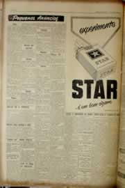 Página do jornal Correio do Ceará de junho de 1955