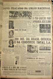 Página do jornal Correio do Ceará de junho de 1955