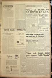 Página do jornal Correio do Ceará de junho de 1955