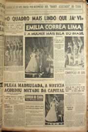 Página do jornal Correio do Ceará de junho de 1955