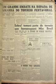 Página do jornal Correio do Ceará de junho de 1955