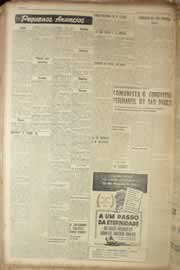 Página do jornal Correio do Ceará de junho de 1955