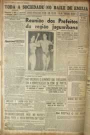 Página do jornal Correio do Ceará de julho de 1955