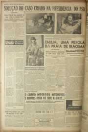 Página do jornal Correio do Ceará de julho de 1955