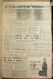 Página do jornal Correio do Ceará de julho de 1955