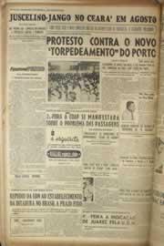Página do jornal Correio do Ceará de julho de 1955